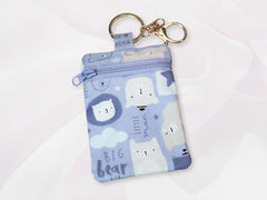 Zippy Pouch Blue Cubby Bears