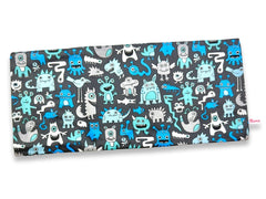 Beanie Pillow Monster Party Blue