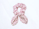 Bunny Scrunchie Pink Hearts