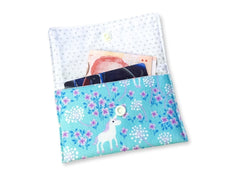 Card Wallet Aqua Unicorn