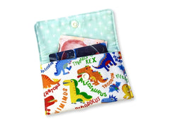 Card Wallet Bright Dinosaurs