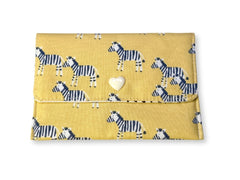 Card Wallet Mustard Zebra