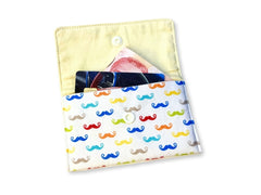 Card Wallet Rainbow Moustache