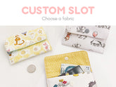 Custom Slot Fabric Wallet