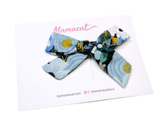 Bow Headband / Clip Garden Party Black (Small)