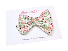Bow Headband / Clip Les Fleur Pink