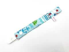 Pacifier Strap / Toy Strap Ahoy at Sea