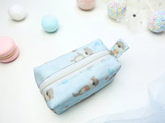 Mini Poofy Pouch Otter Party