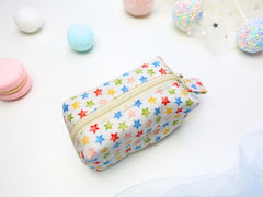 Mini Poofy Pouch Rainbow Stars