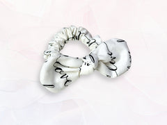 Mini Scrunchie Black Love