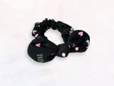 Mini Scrunchie Black XOXO