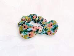 Mini Scrunchie Blossom Teal