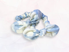 Mini Scrunchie Blue Clouds