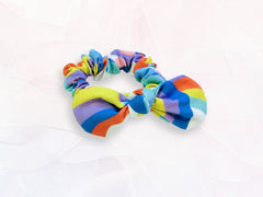 Mini Scrunchie Bright Rainbows