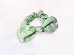 Mini Scrunchie Mint Hearts