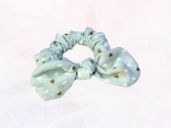 Mini Scrunchie Mint Mini Hearts