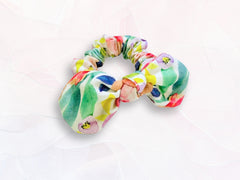 Mini Scrunchie Painted Garden