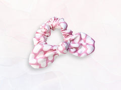 Mini Scrunchie Pink Hearts