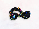 Mini Scrunchie Retro Black