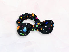 Mini Scrunchie Retro Black