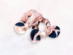Mini Scrunchie Rose Gold Floral