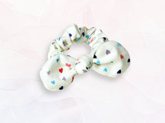 Mini Scrunchie Sweet Pastel Hearts