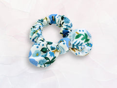 Mini Scrunchie Tea Garden Blue