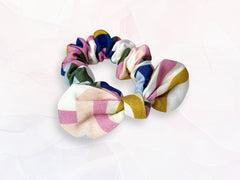 Mini Scrunchie Vintage Rainbow