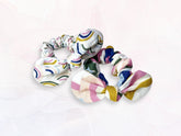 Mini Scrunchie Vintage Rainbow