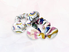 Mini Scrunchie Vintage Rainbow