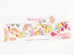 Notty Headband White Blooms