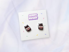 Nutella Ear Studs