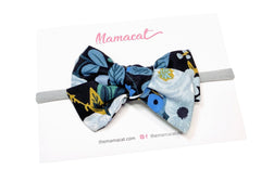 Bow Headband Garden Party Black