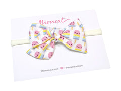 Bow Headband Ice Cream Party