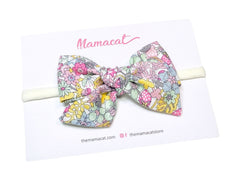 Bow Headband / Clip Liberty Tea Party