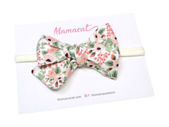 Bow Headband / Clip Les Fleur Pink