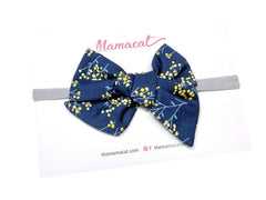 Bow Headband Santolina Navy