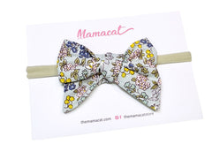 Bow Headband Vintage Meadow