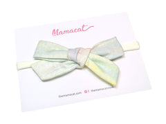 Bow Headband / Clip Vintage Ombre (Small)