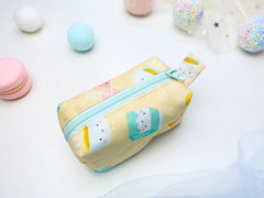 Mini Poofy Pouch Coffee & Milk