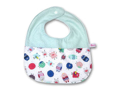 Round Bib Monster Mint