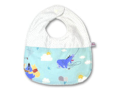Round Bib Pooh Kite Turquoise