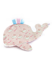 Rattle Whale Narwhal Pink