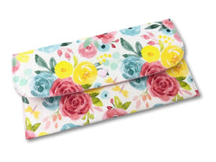 Watercolor Floral Cash Wallet