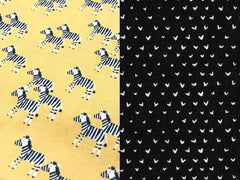 Drool Pads Zebra Yellow