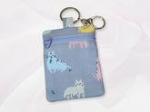 Zippy Pouch Cats on Blue