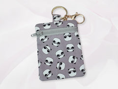 Zippy Pouch Panda Grey