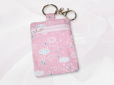 Zippy Pouch Pink Rain Clouds