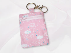 Zippy Pouch Pink Rain Clouds