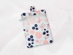 Zippy Pouch Rose Gold Floral